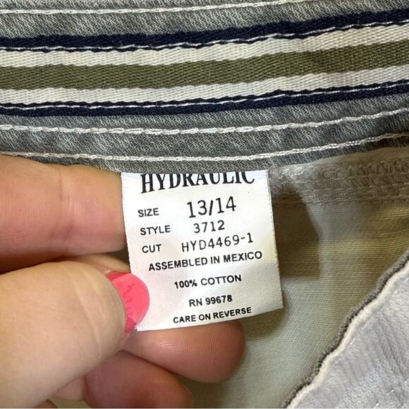 Hydraulic, Cream Cropped Pants. Size 13/14. In excellent condition! - Picture 6 of 7